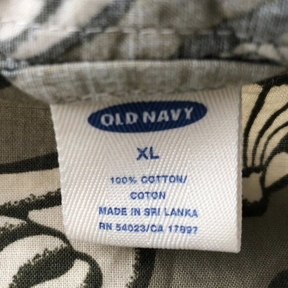 Old Navy Mens Hawaiian Shirt Size XL Lot Of Two Vintage Short Sleeve Button Up - Picture 8 of 15